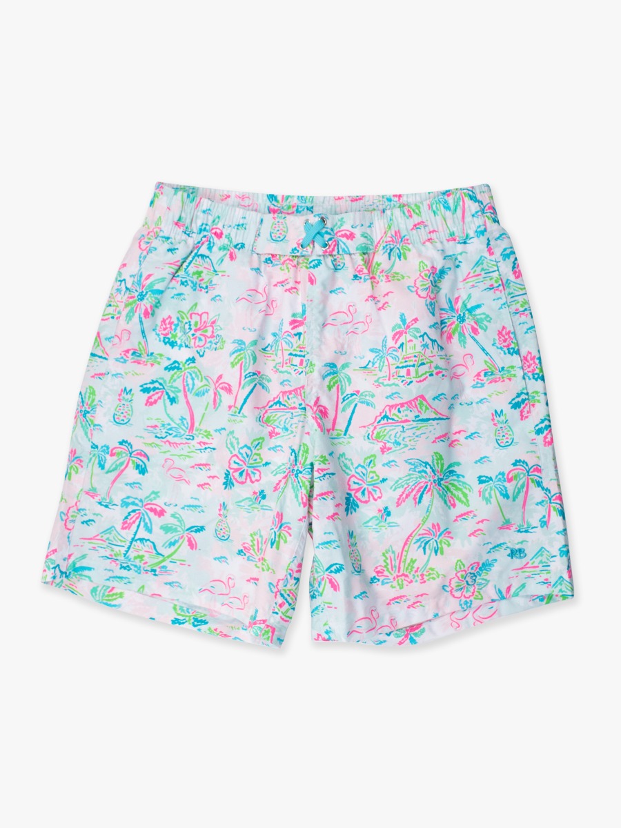 Tropical Resort Men's Swim Trunks