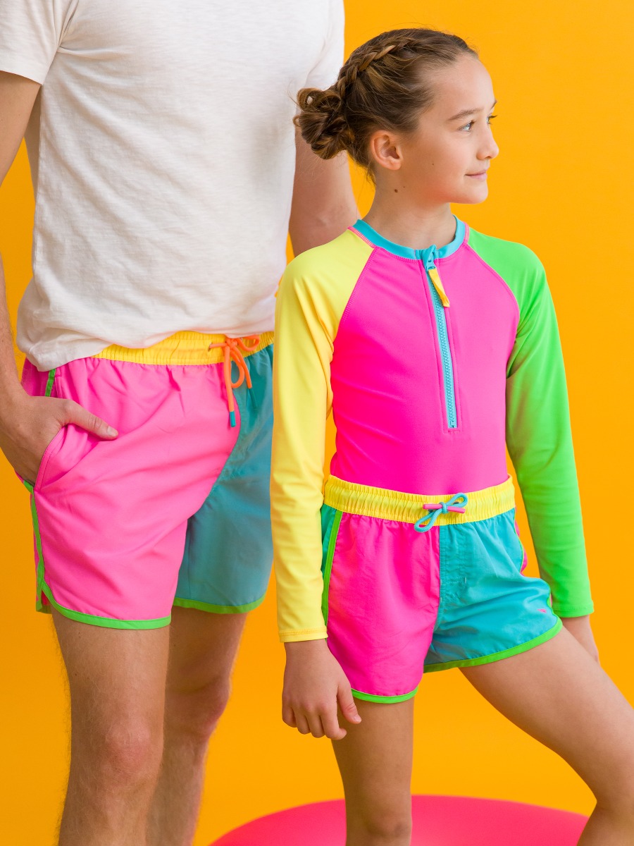 Men's Dolphin Hem Swim Trunks Men's Dolphin Hem Swim Trunks