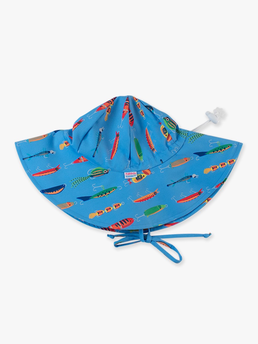 Gone Fishin Printed Sun Protective Hat