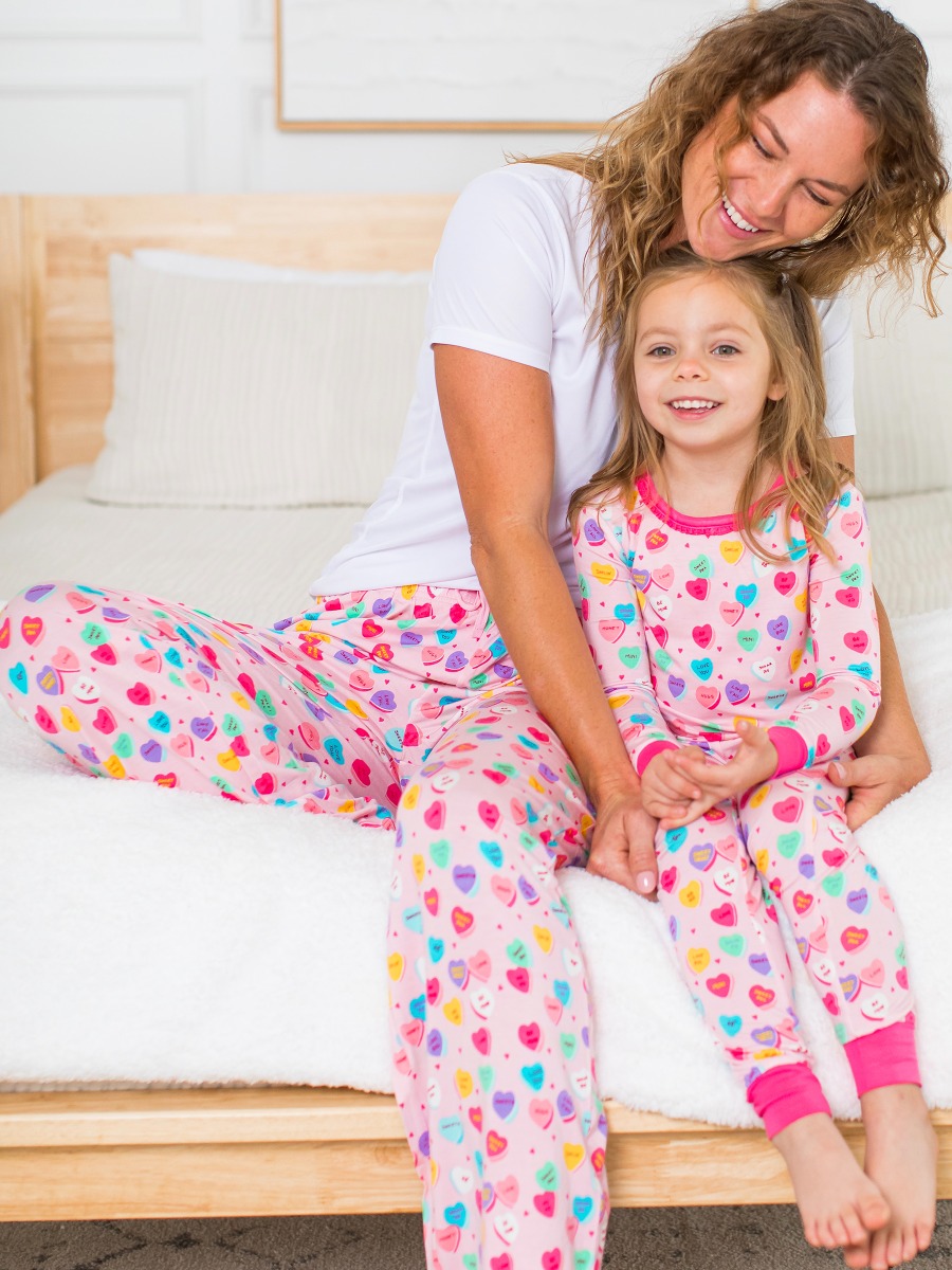 Be My Valentine Adult Pajama Pants, Bamboo Viscose