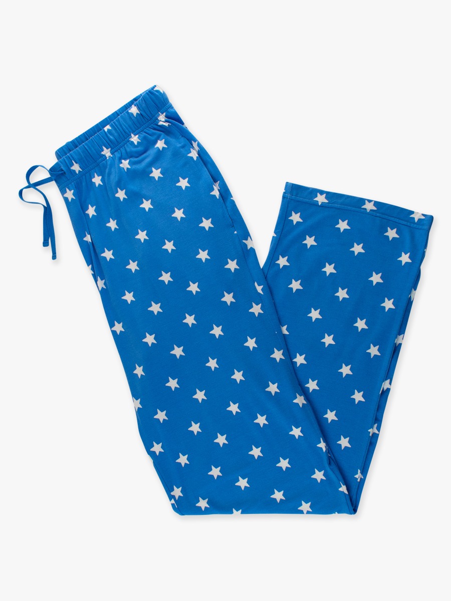 Blue Star Adult Pajama Pants, Bamboo Viscose