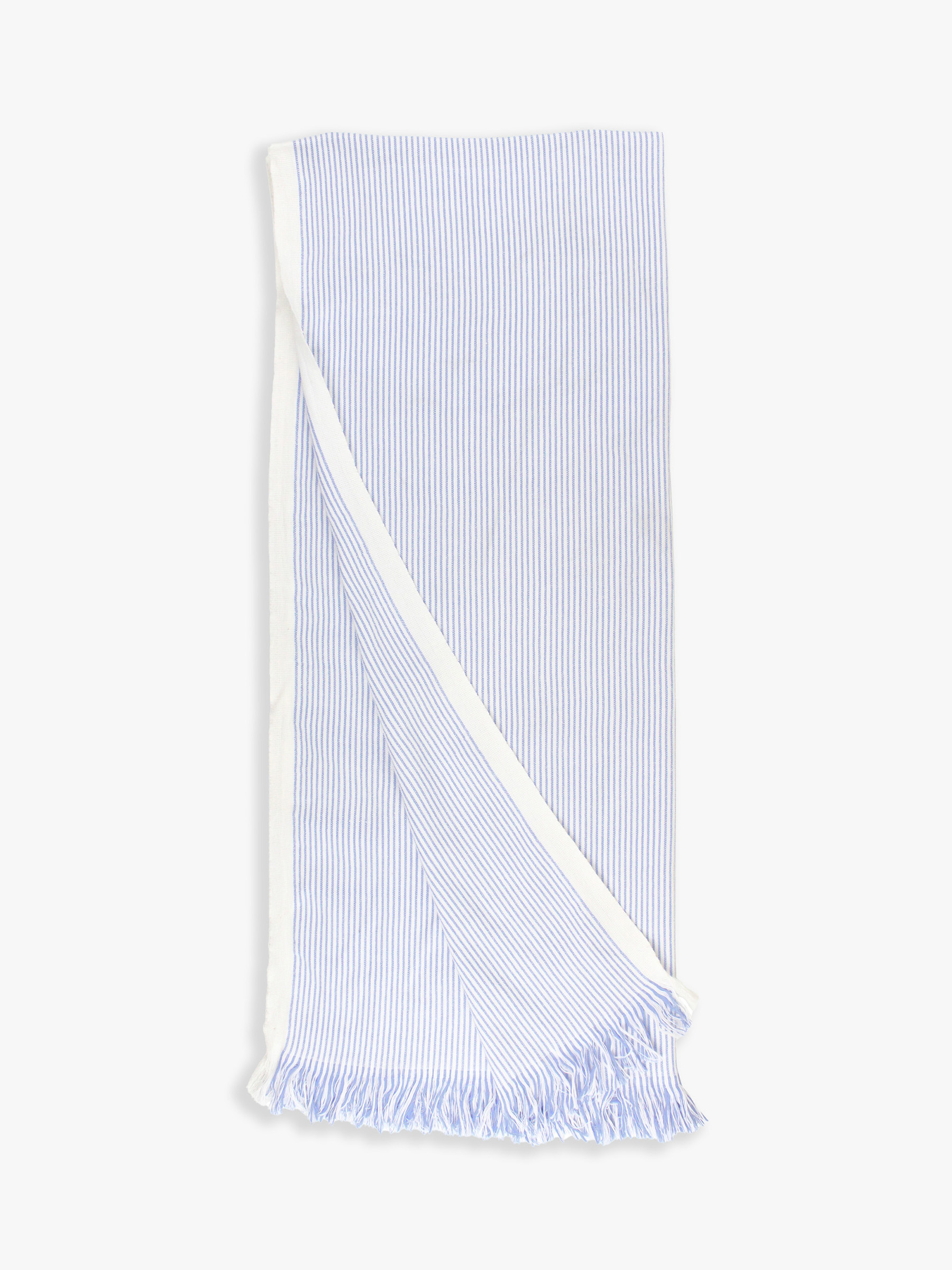 Periwinkle Blue Seersucker Beach Towel