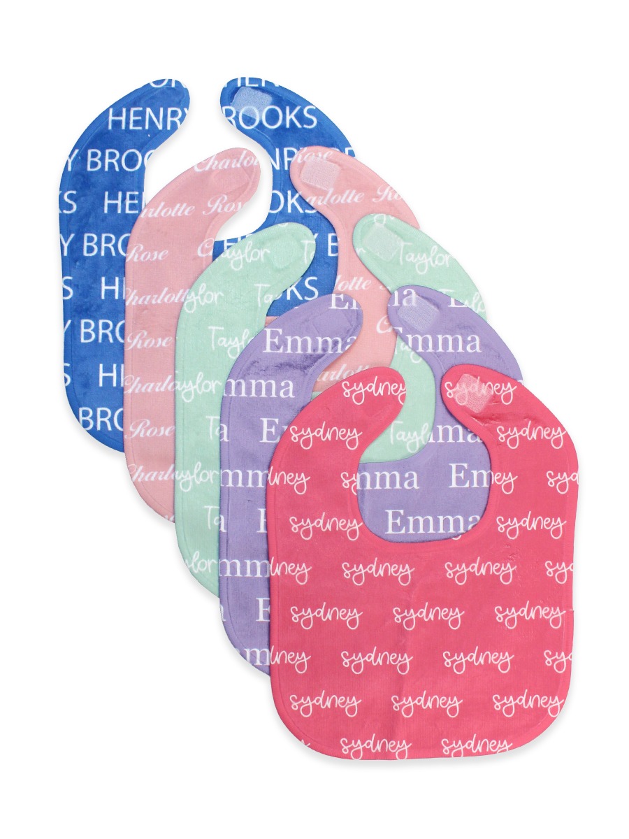 Banana Personalized Name Bib 