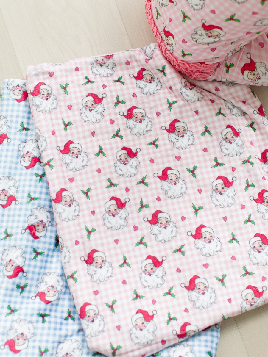 Dear Santa Baby Printed Plush Minky Blanket 