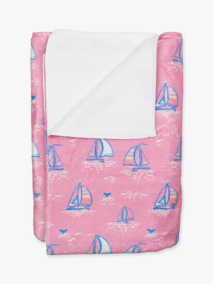 Pink Seas the Day Printed Beach Towel