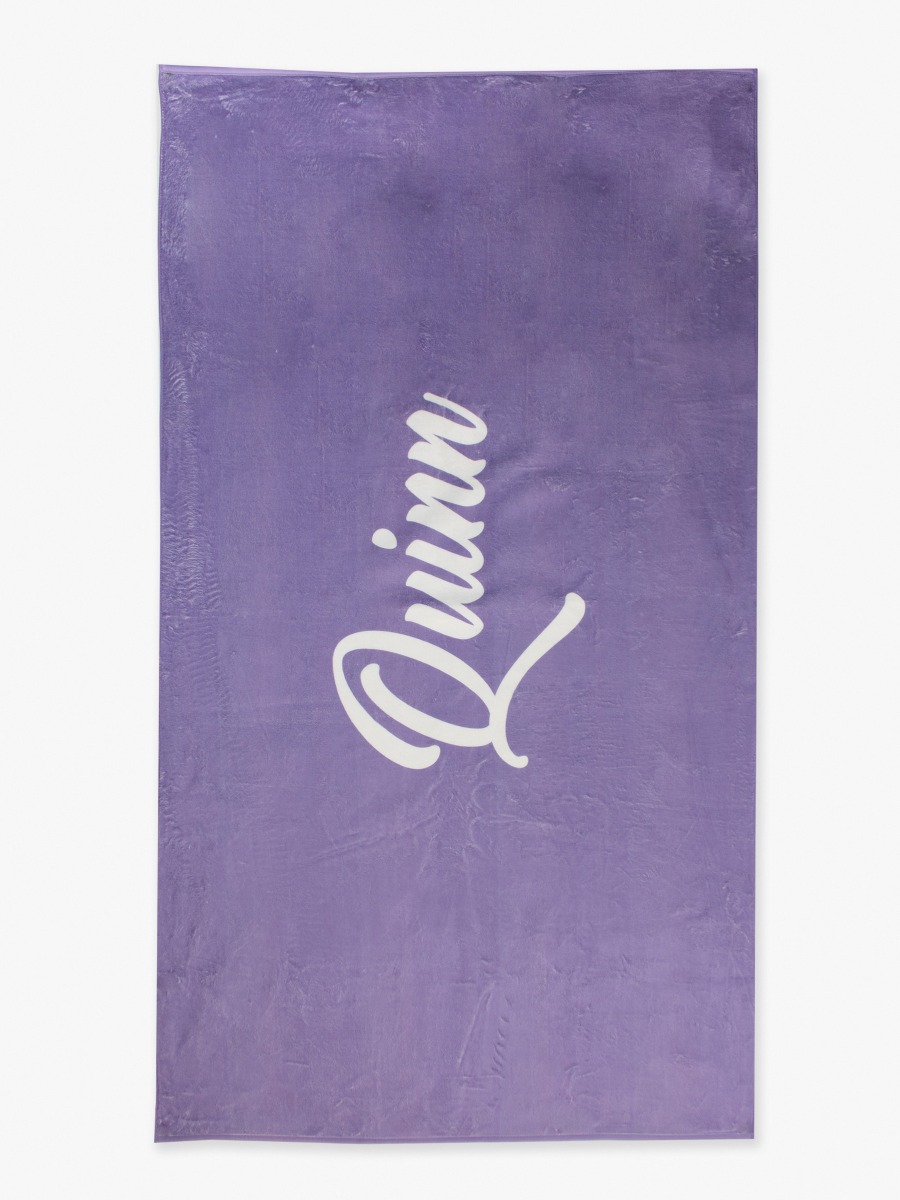 Wisteria Purple Personalized Beach Towel - 30&quot; x 60&quot;