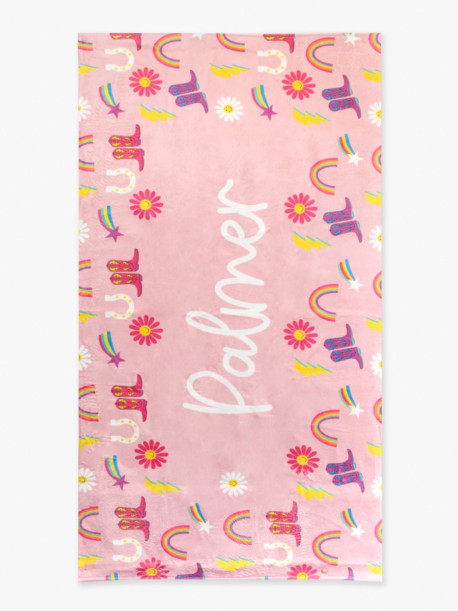 Cowgirl Cutie Personalized Beach Towel - 30&quot; x 60&quot;