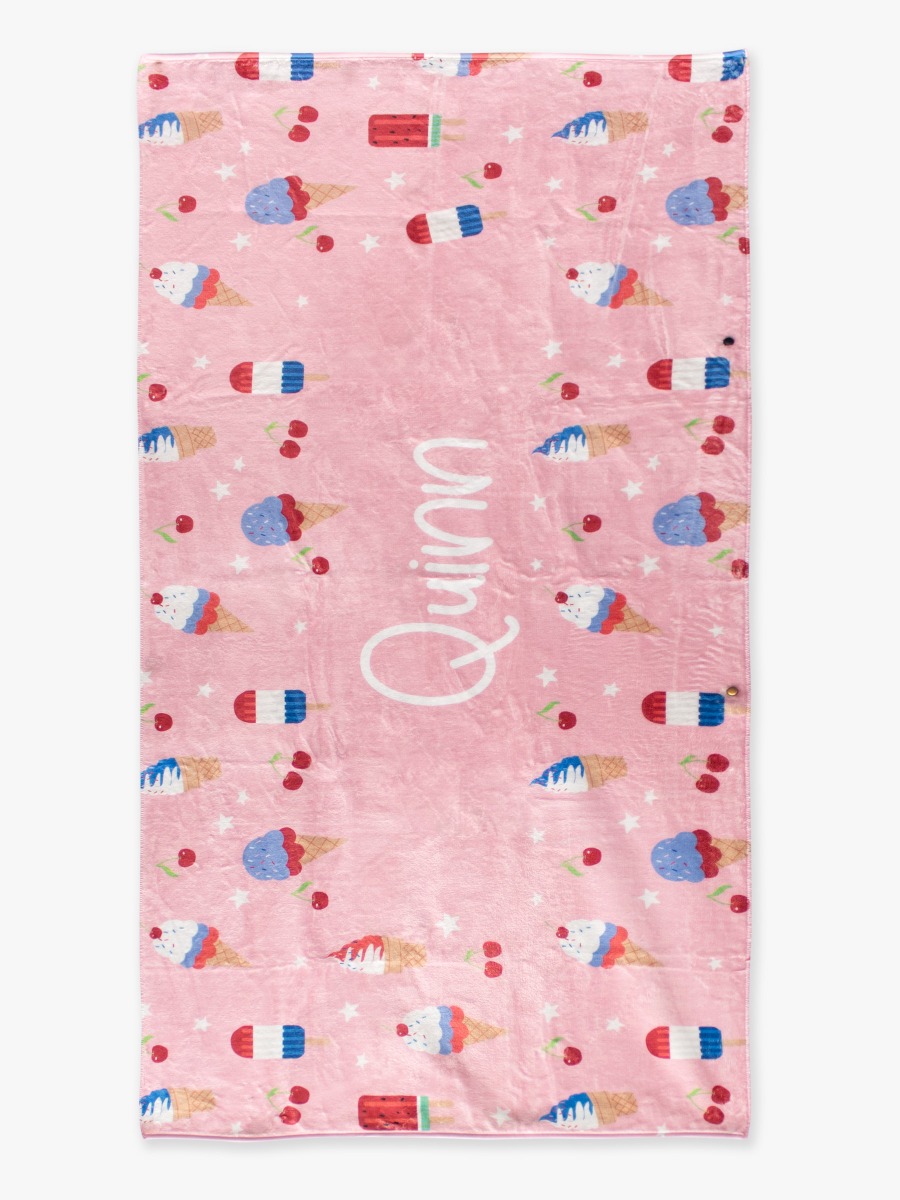 Sweet Freedom Personalized Beach Towel - 30&quot; x 60&quot;