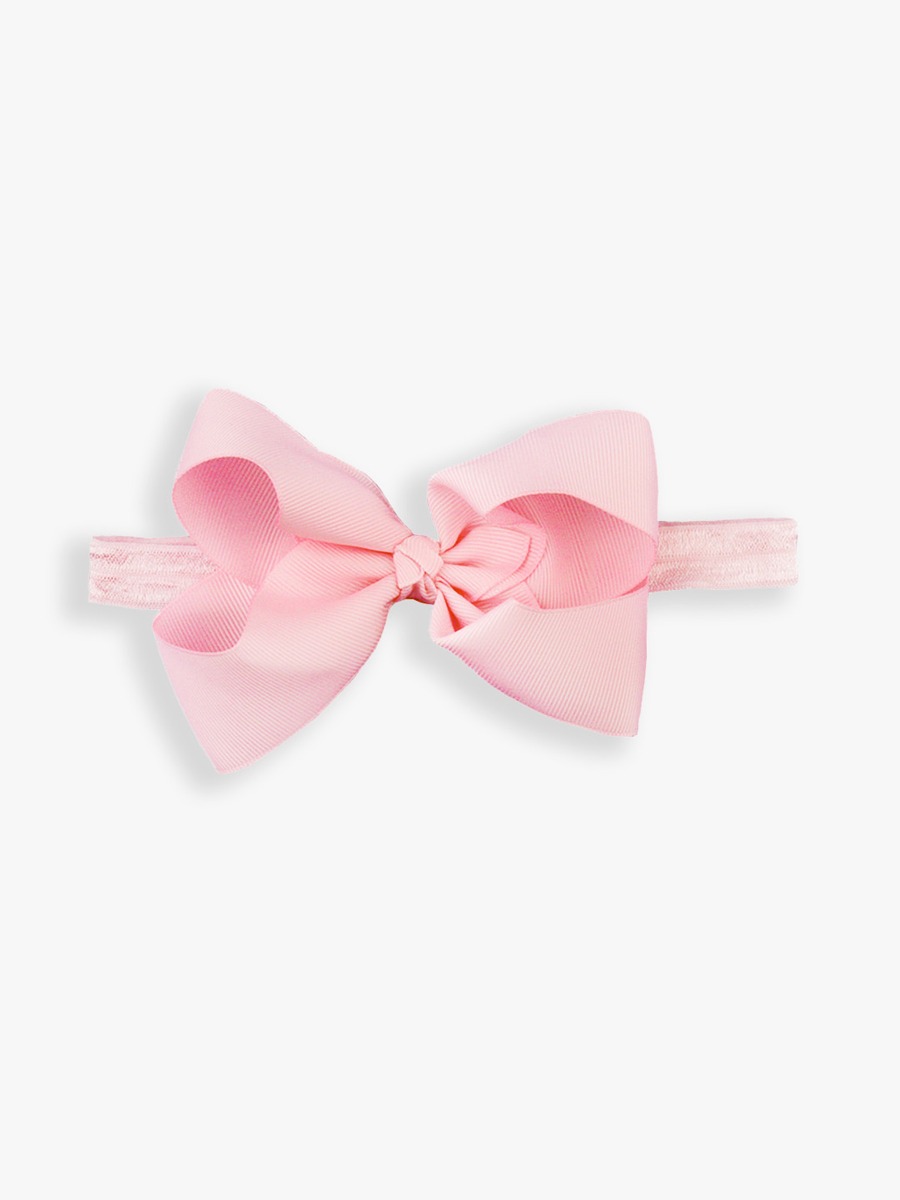 Pink Bow Headband - RuffleButts.com