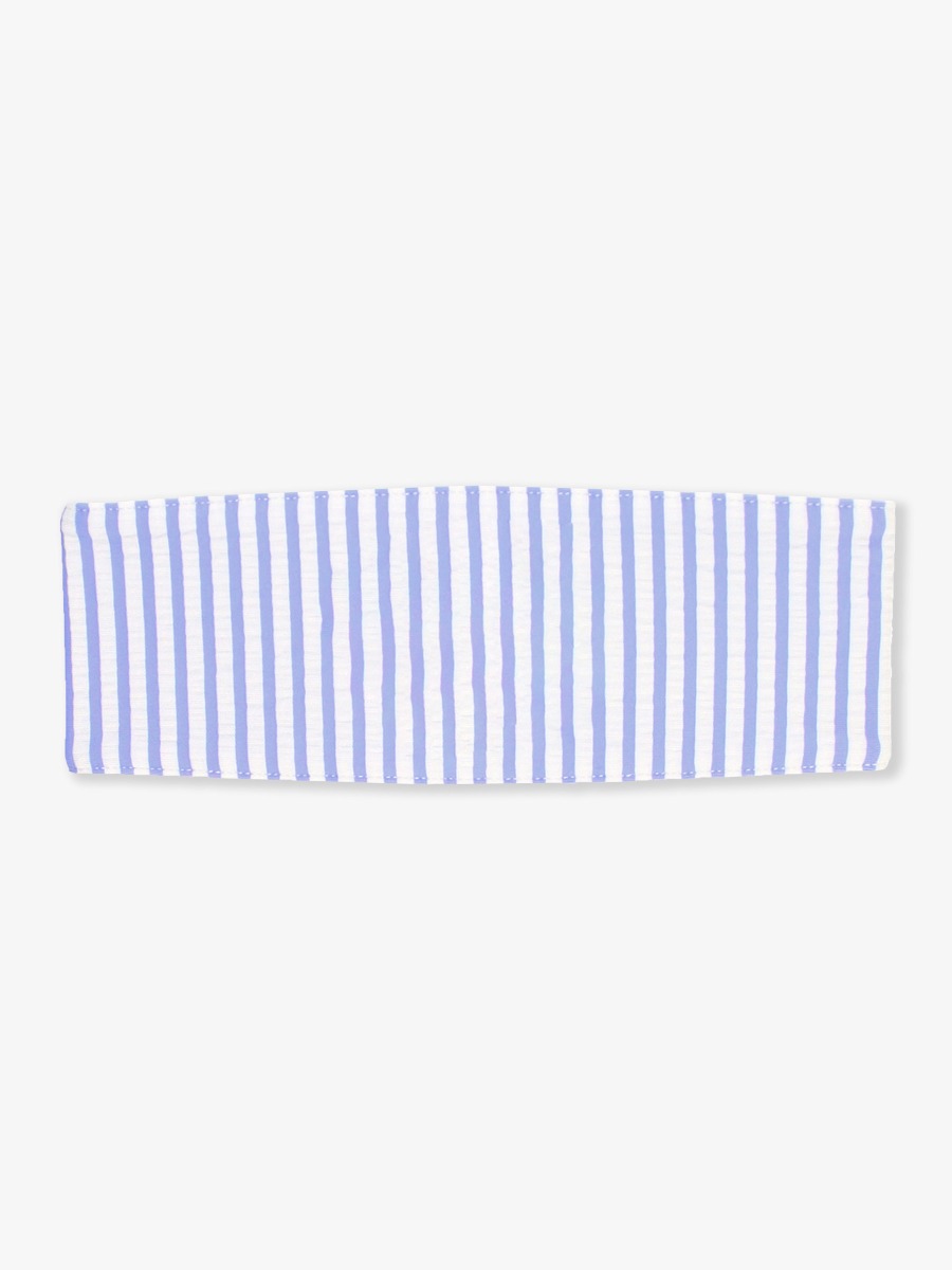 Periwinkle Blue Seersucker Swim Headband