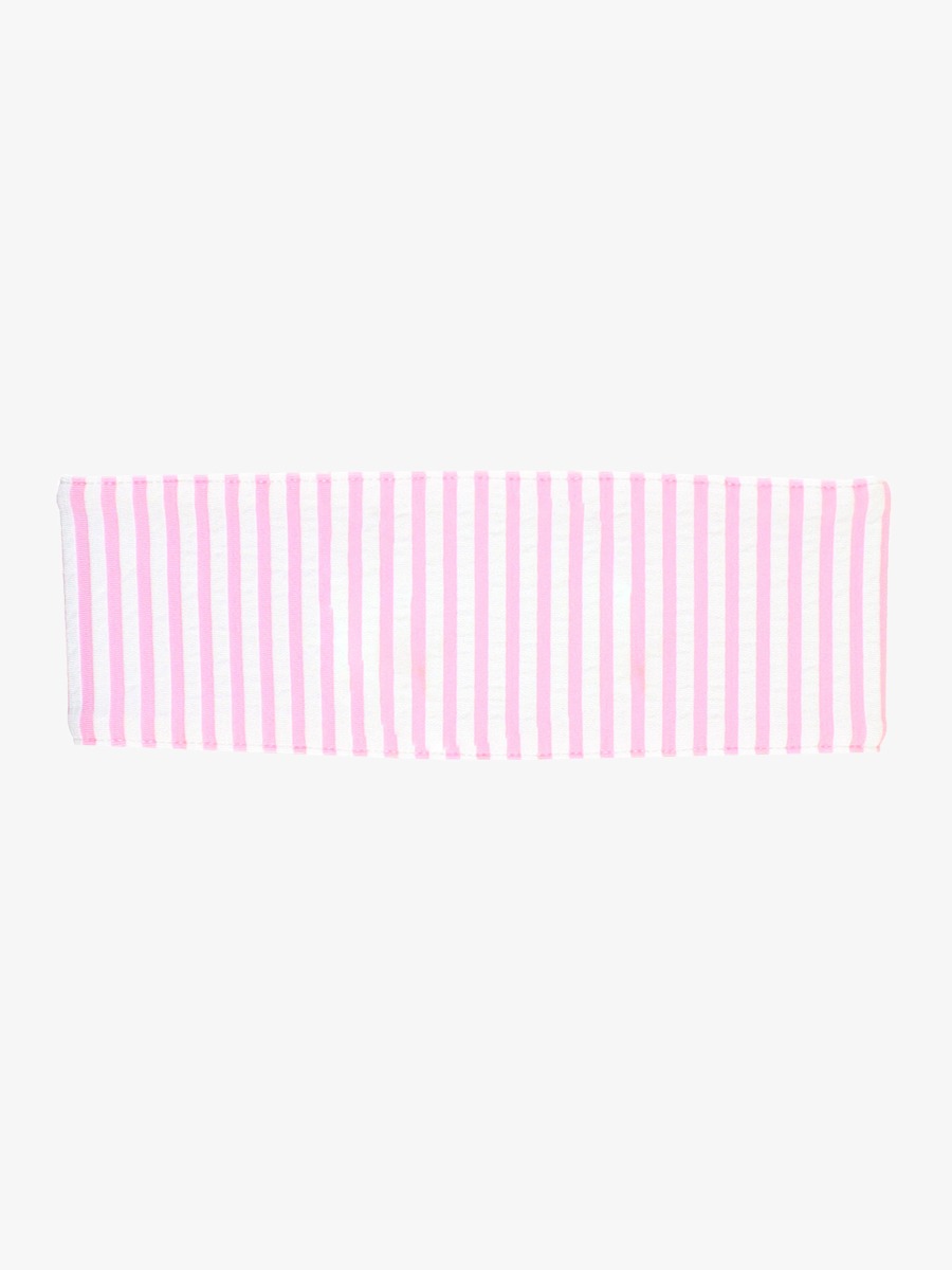 Pink Seersucker Swimwear Headband - RuffleButts.com