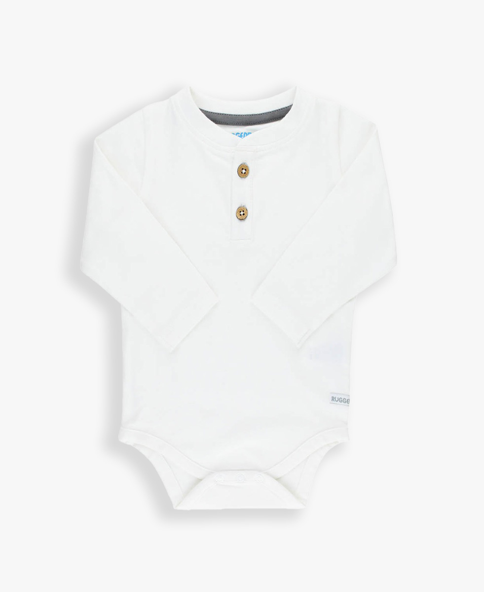 White Henley Bodysuit