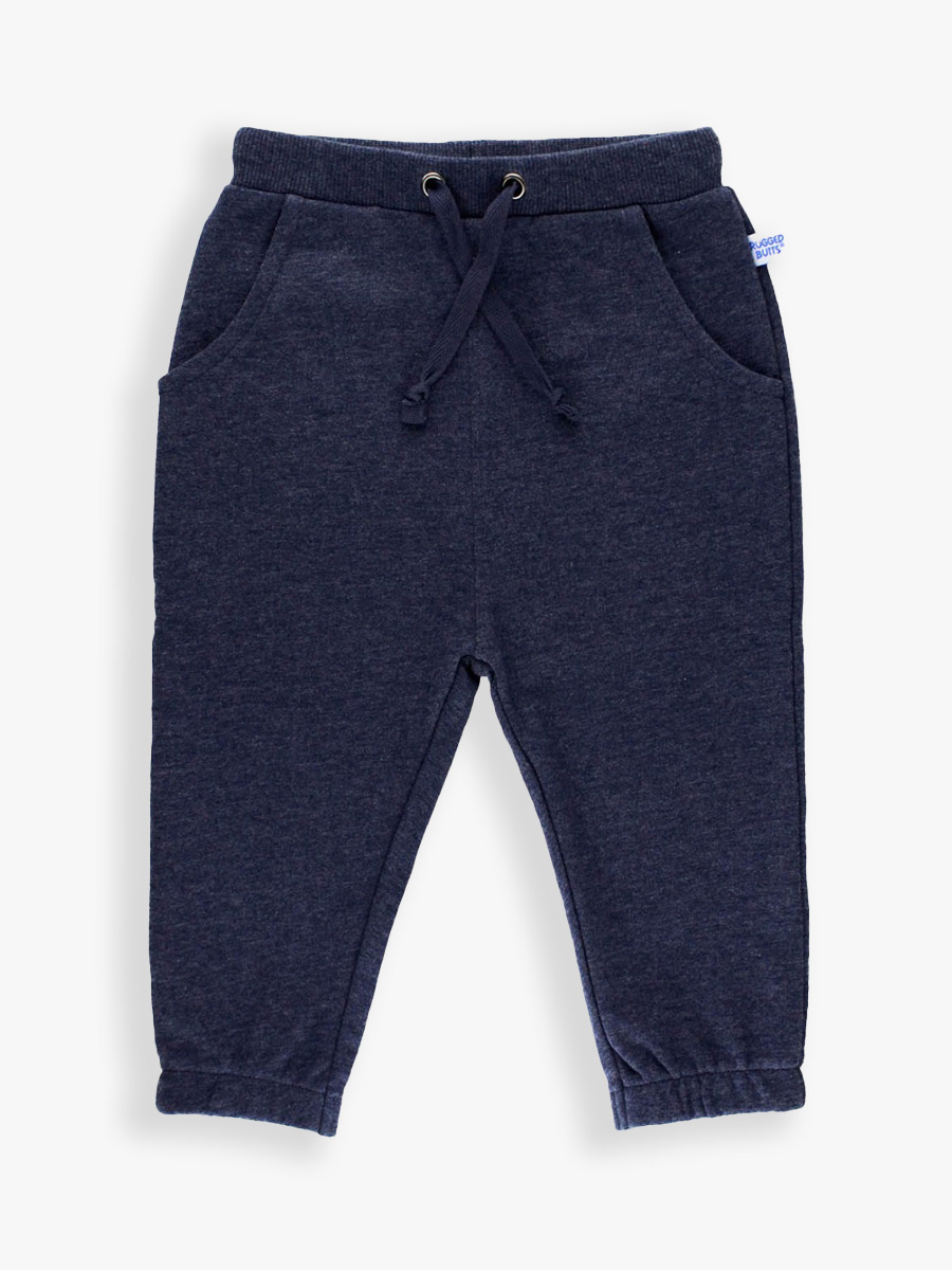 Heather Navy Knit Joggers