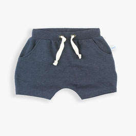 Heather Navy Jogger Shorts