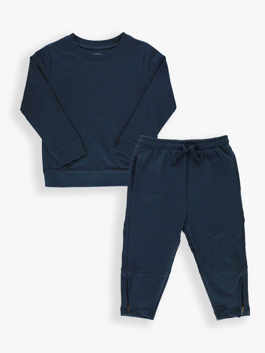 Boys Dark Navy Sweatshirt & Track Pants