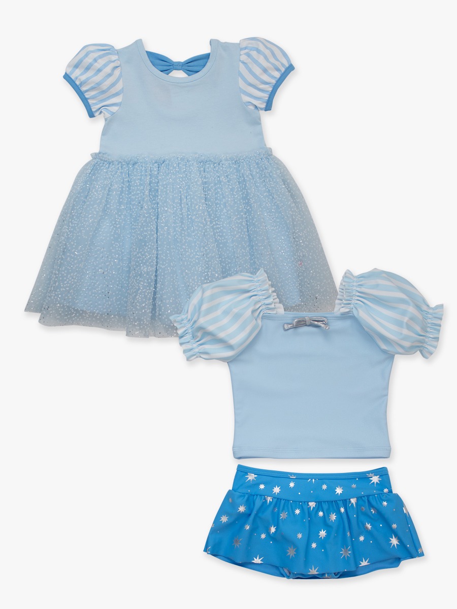 Crystal Blue Princess Skirted 2-Piece & Twirl Dress Bundle