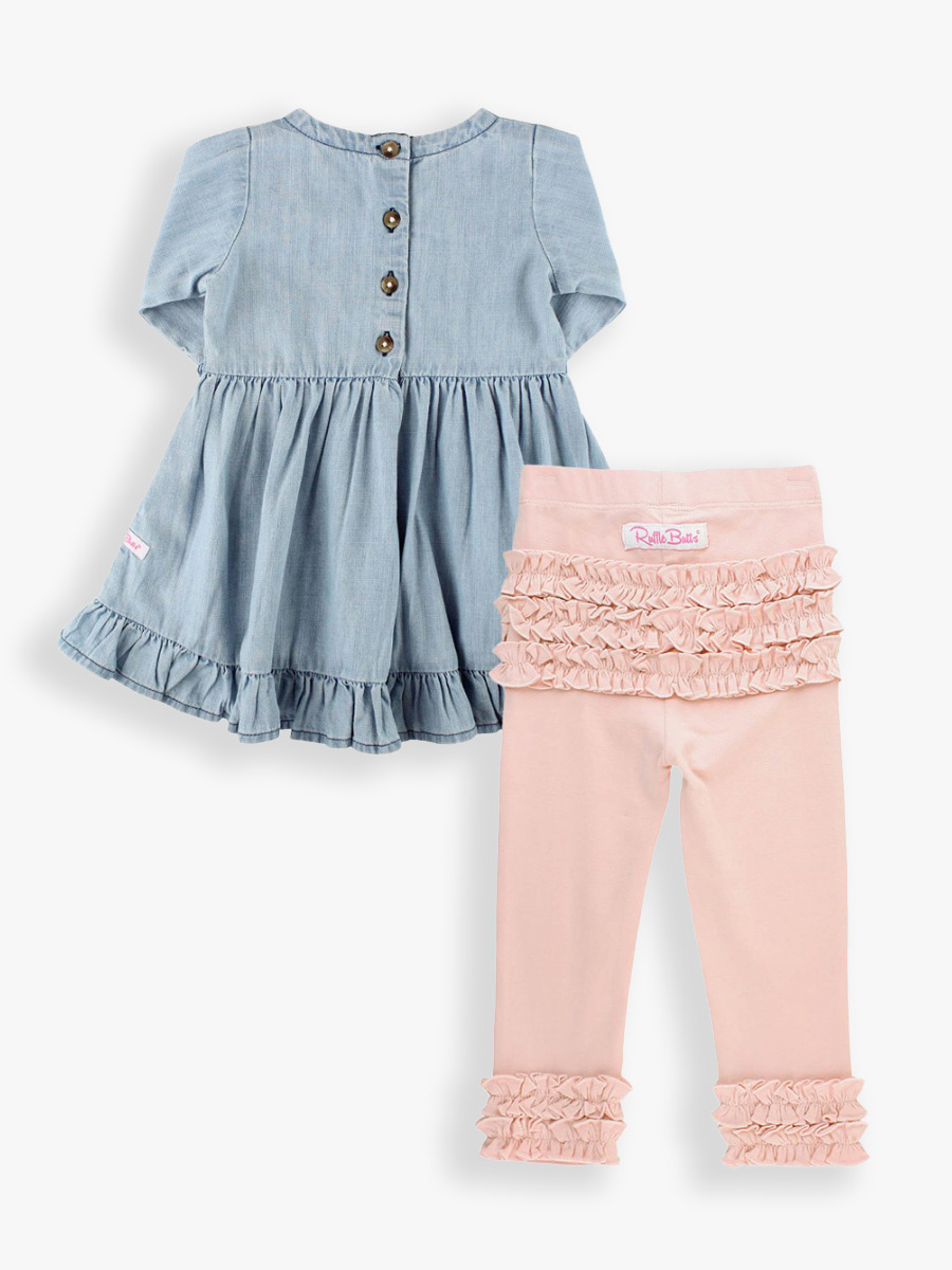 Boys Glacier Blue Hooded Sweatshirt & Dark Navy Track Pants