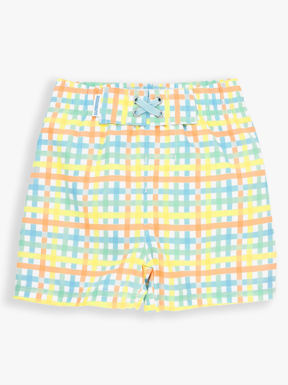 Summertime Gingham Swim Trunks