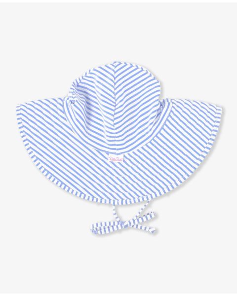 Periwinkle Blue Seersucker Swim Hat