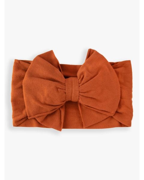 Rust Big Bow Headband