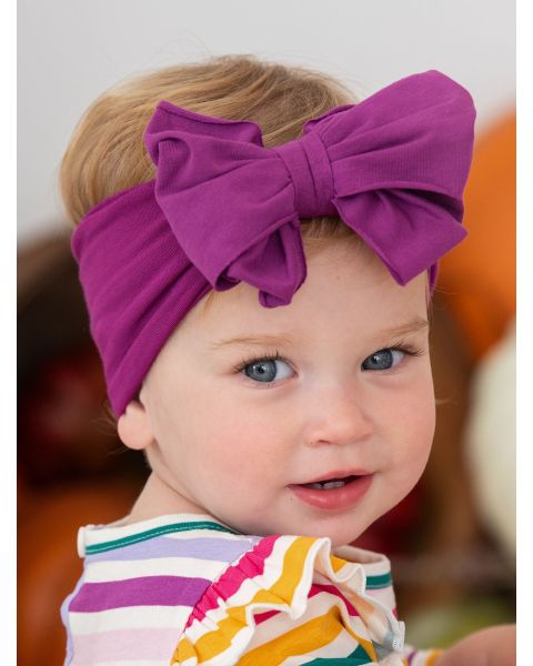 Plum Tart Big Bow Headband
