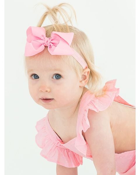 Pink Bow Headband