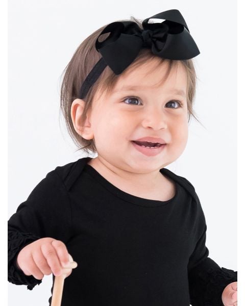 Black Bow Headband