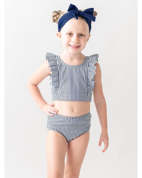 Navy Swim Bow Headband