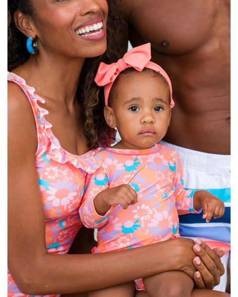 Coral Swim Bow Headband