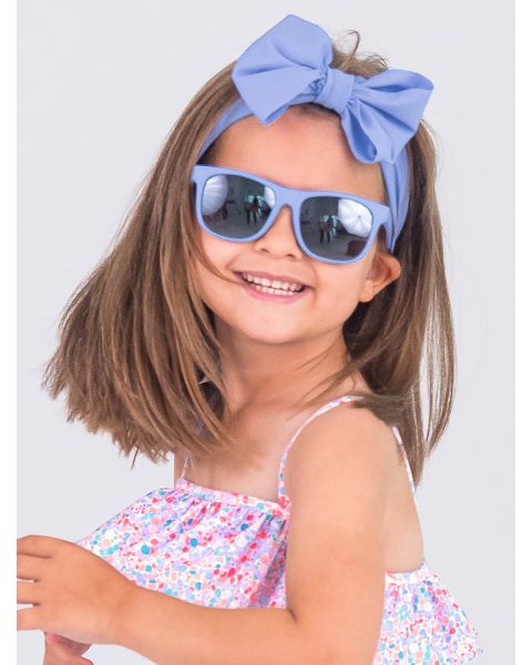 Periwinkle Blue Swim Bow Headband