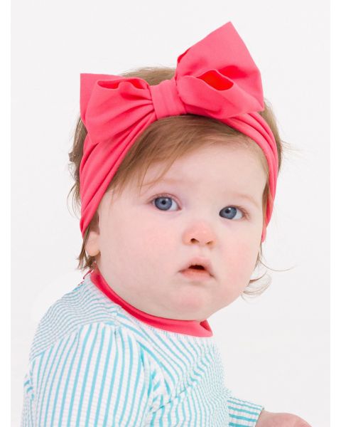 Hot Pink Swim Bow Headband