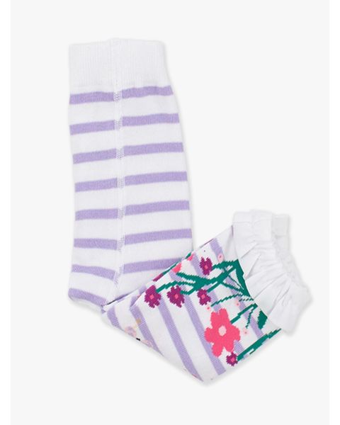 Fluttering Fields Patterned Footless Ruffle Tights