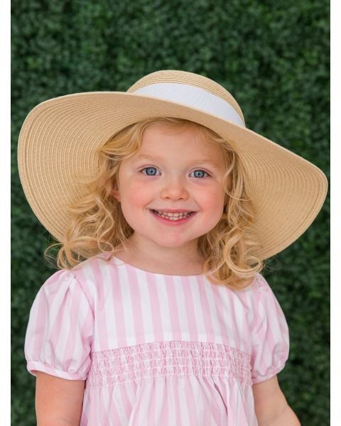 White Floppy Sun Hat