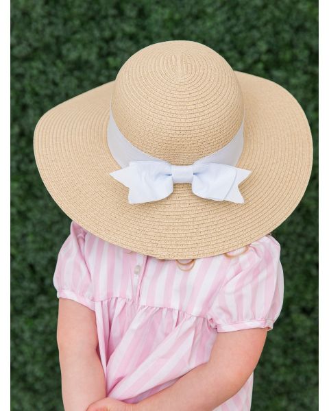 White Floppy Sun Hat
