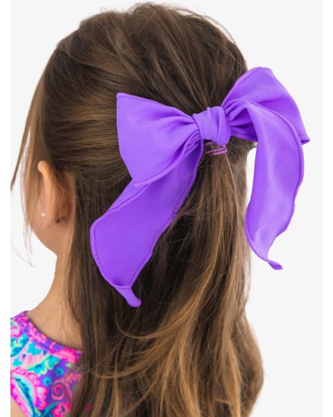Neon Purple Active Bow