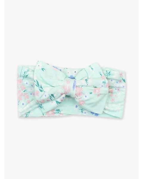 Mint Meadow Viscose Big Bow Headband