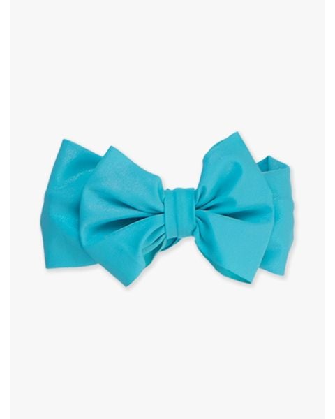 Bright Aqua Shimmer Swim Bow Headband