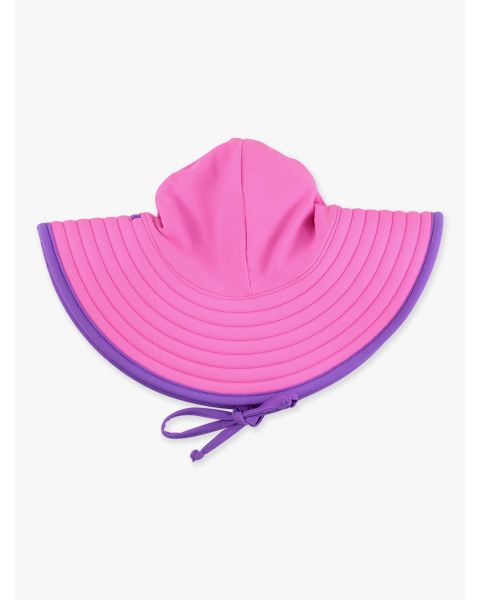Neon Purple & Pink Reversible Swim Hat