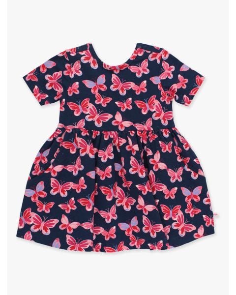 Butterfly Bliss Knit Short Sleeve Twirl Dress
