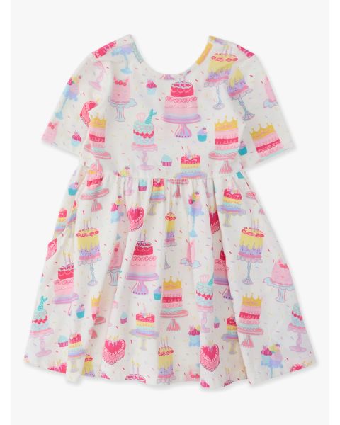 smocked birthday cake dress Birthday Girl Smocked Dress with Removable Top. Two dresses in one! main image 0