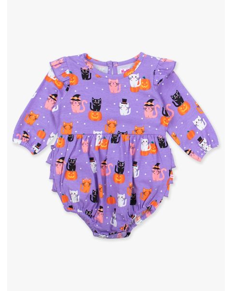 Kitty Costumes Knit Long Sleeve Flutter Bubble Romper
