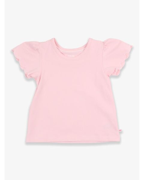 Pink Scallop Tee