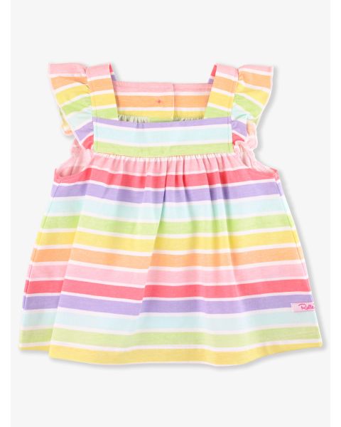 Rainbow Parade Square Neck Flutter Tank Knit