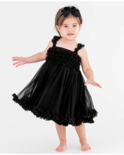 Black Tulle Sleeveless Princess Petti Dress