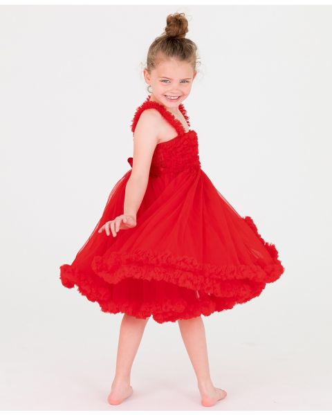 Bright Red Princess Petti Dress