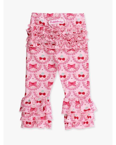 Love You Cherry Much Ruffle Flare Pants