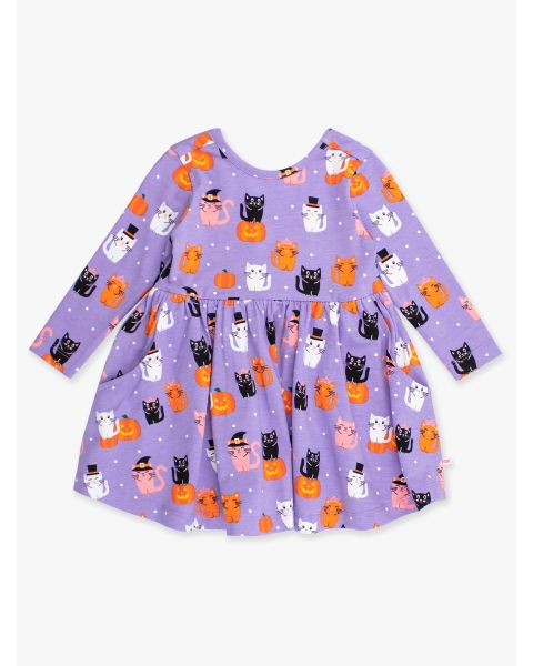 Kitty Costumes Knit Long Sleeve Twirl Dress