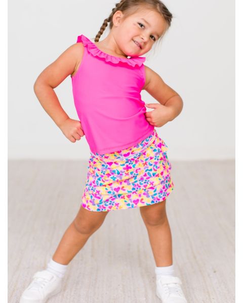 Vibrant Neon Active Skort