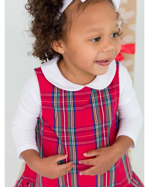 White Peter Pan Collar Bodysuit