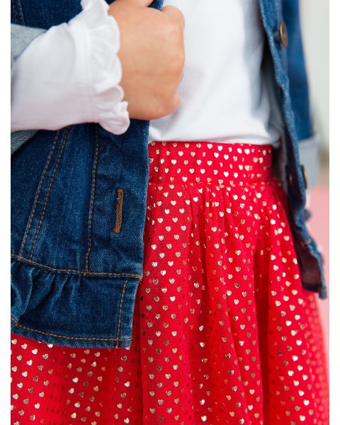 Heart Of Gold Tulle Skirt